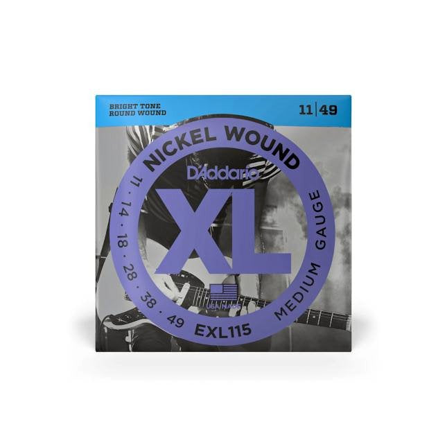 Dây Guitar Điện D'Addario EXL115 11-49 XL Nickel