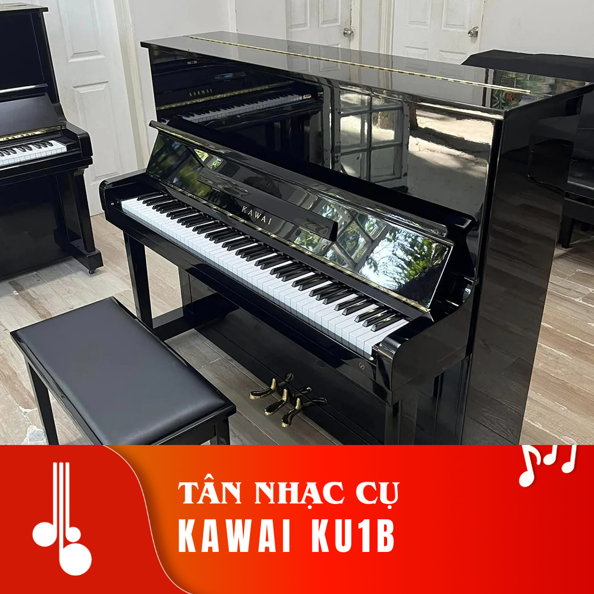 Đàn Piano Cơ Kawai KU1B - Qua Sử Dụng