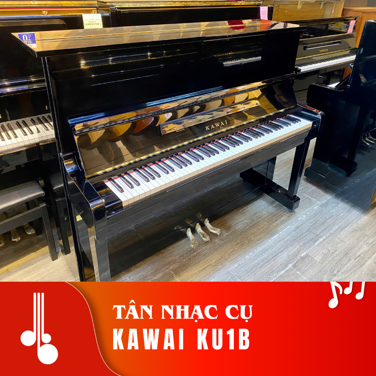 Đàn Piano Cơ Kawai KU1B - Qua Sử Dụng