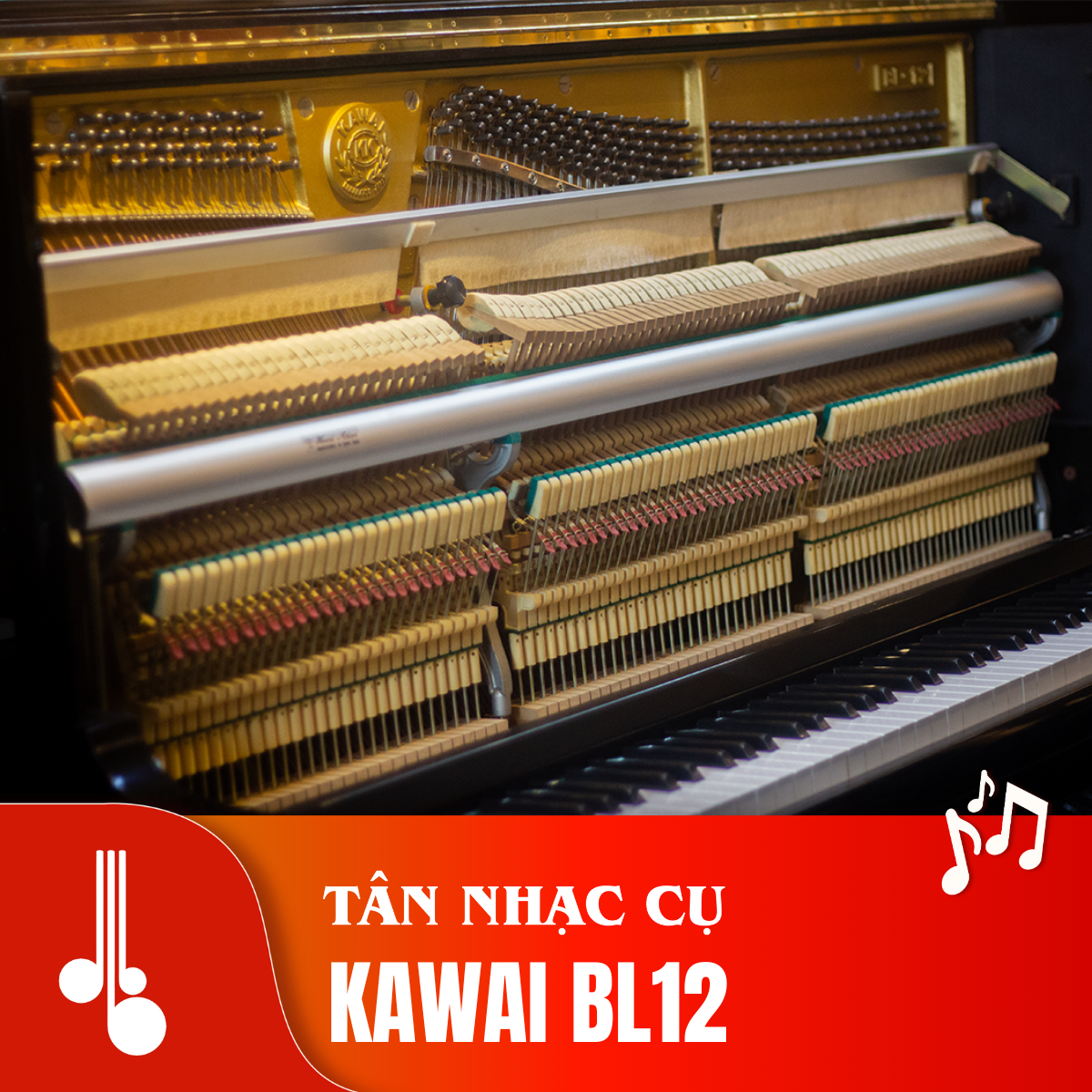 Đàn Piano Cơ Upright Kawai BL12 Tân Nhạc Cụ