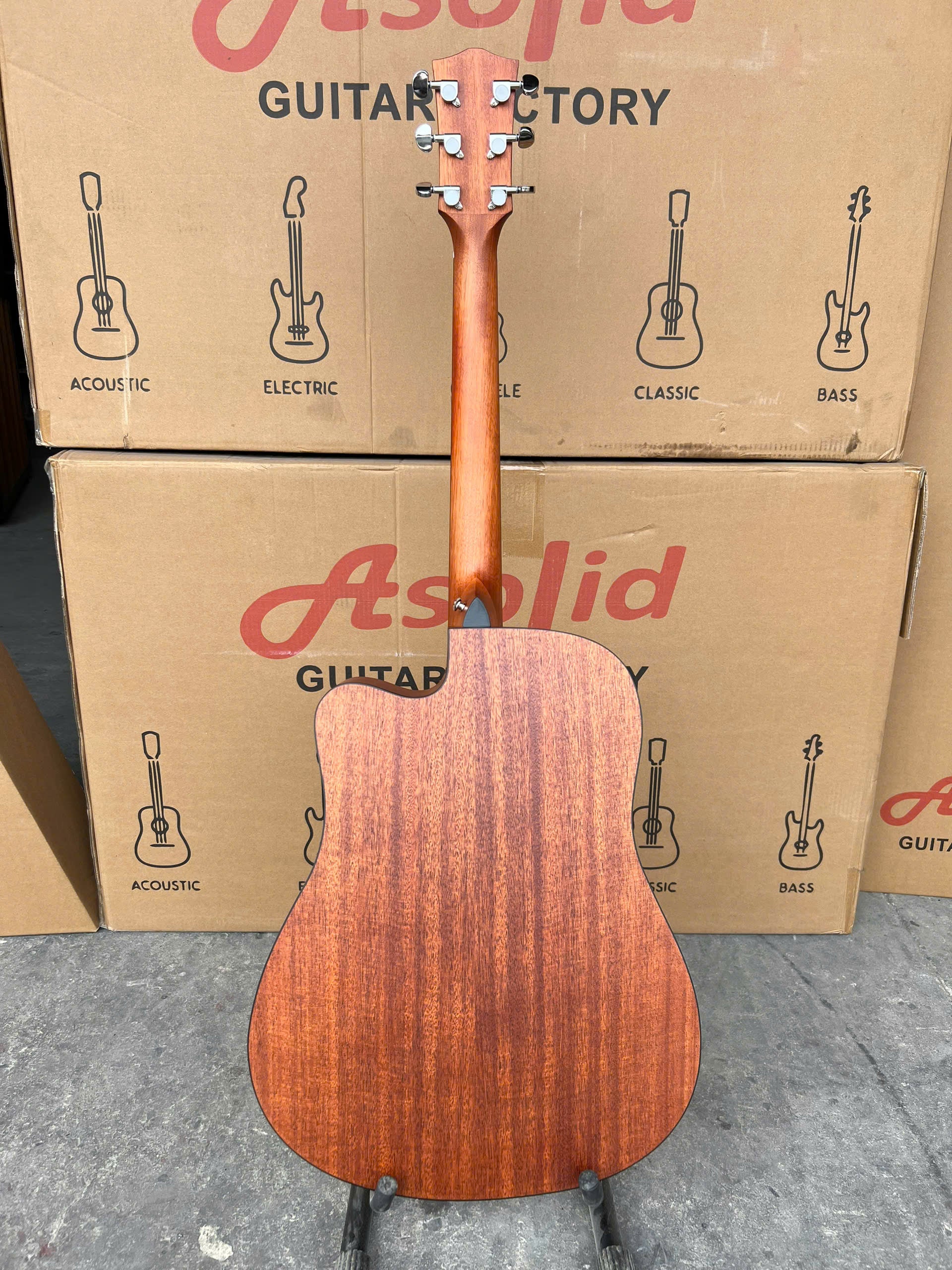 Đàn Guitar Acoustic Asolid 54CD Solid Top, Natural