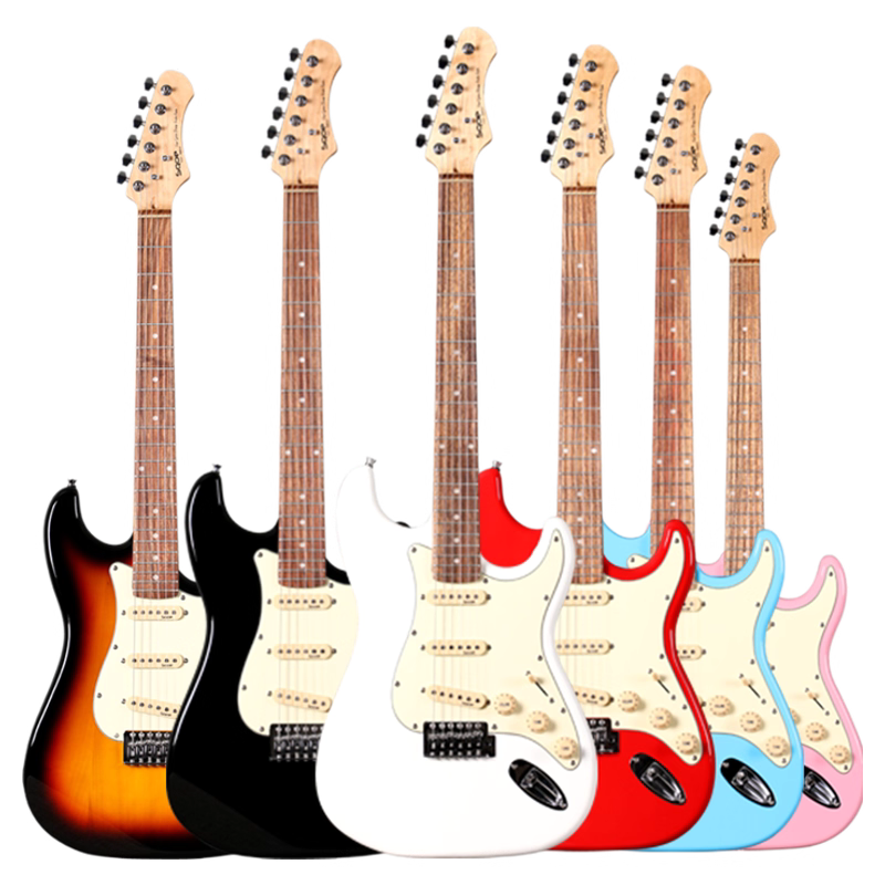 Đàn Guitar Điện Sqoe SEST200 SSS Electric Guitar, Rosewood Fingerboard