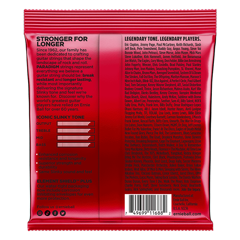 Dây Guitar Điện Ernie Ball Burly Slinky Paradigm 2016 (11-52)
