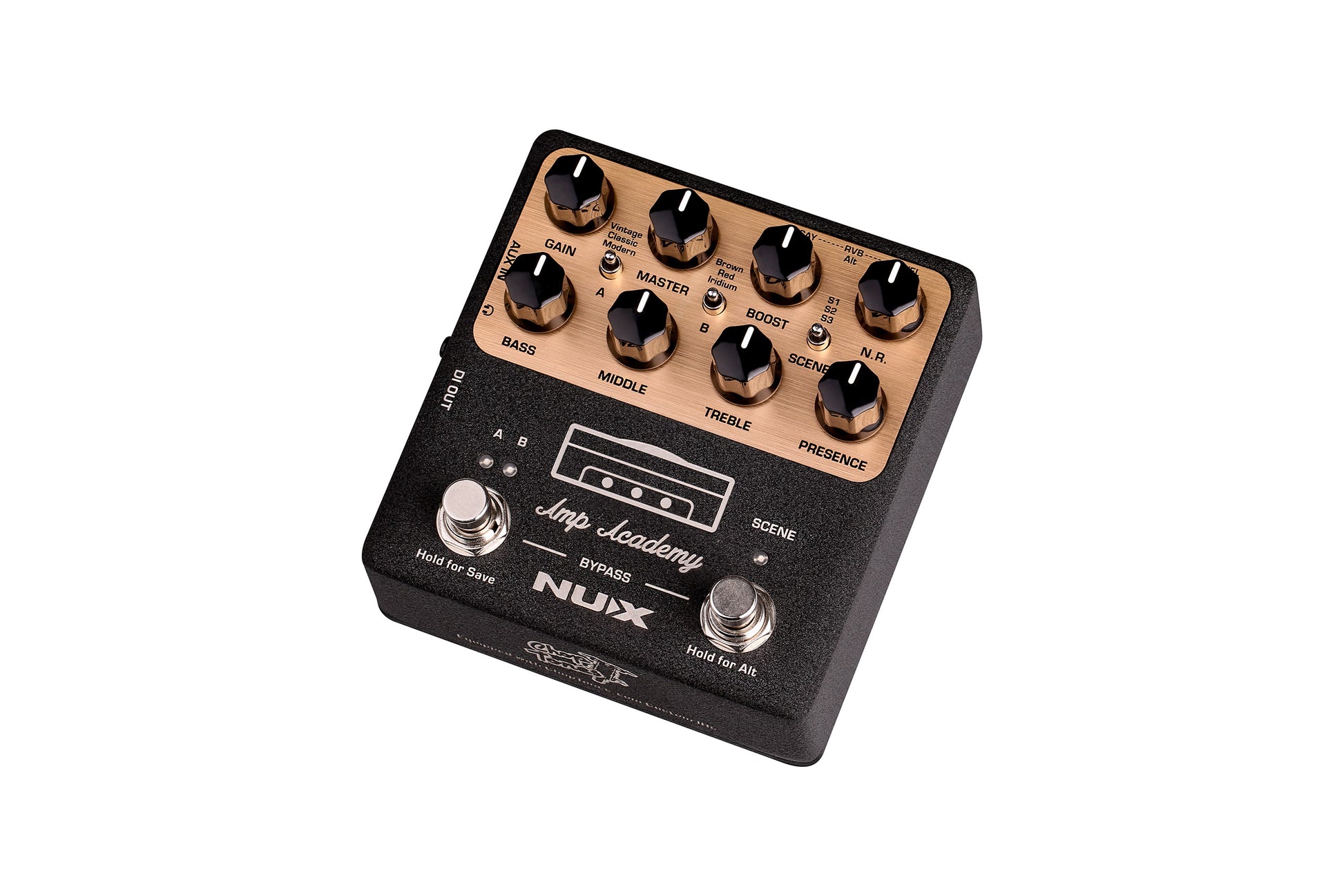 Pedal Guitar Nux Amp Academy