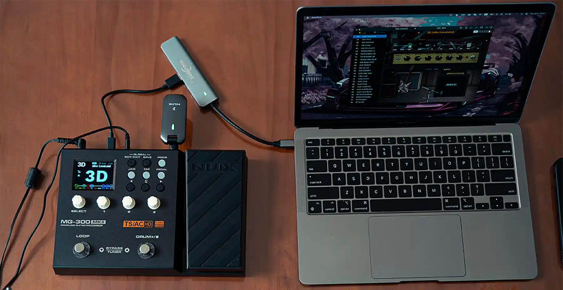 Pedal Guitar Nux MG300 MKII