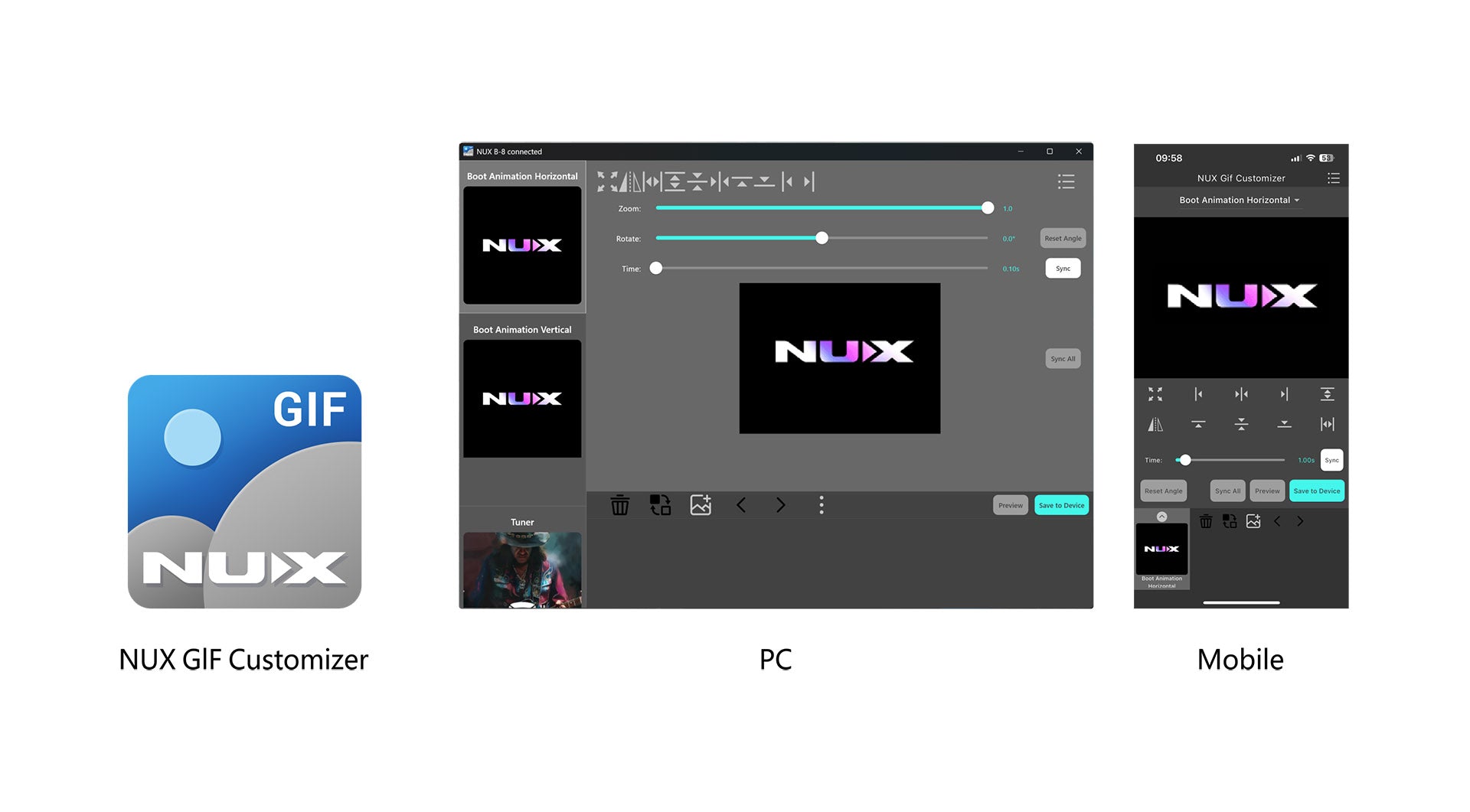 Bộ Thu Phát Tín Hiệu Không Dây Instrument Wireless System Nux B8
