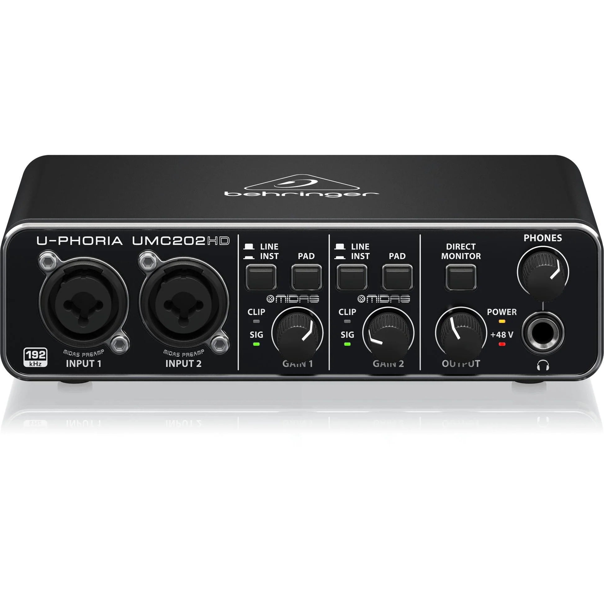 Audio Interface Behringer U PHORIA UMC202HD