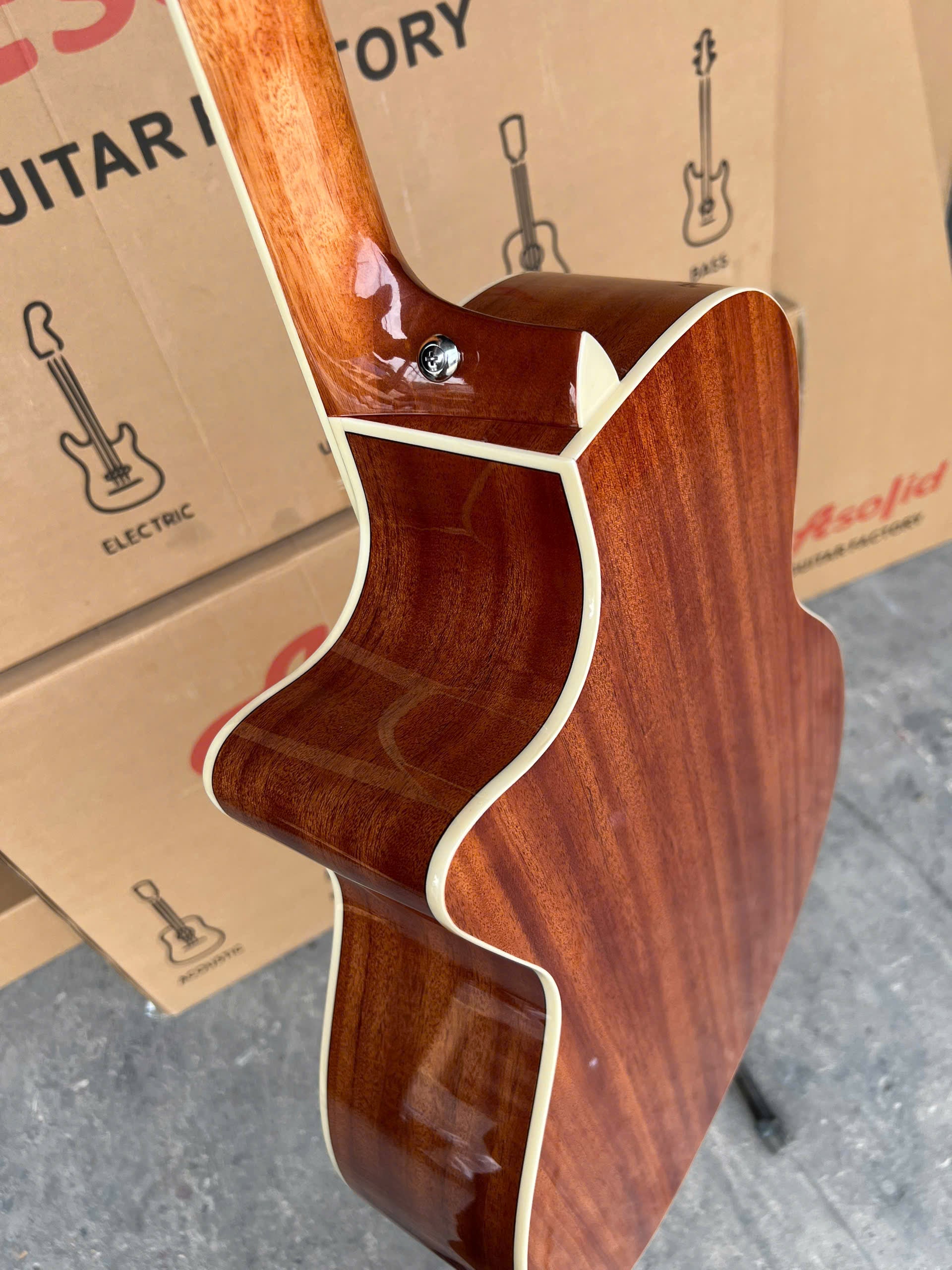 Đàn Guitar Acoustic Asolid 54CA/P Solid Top, Natural