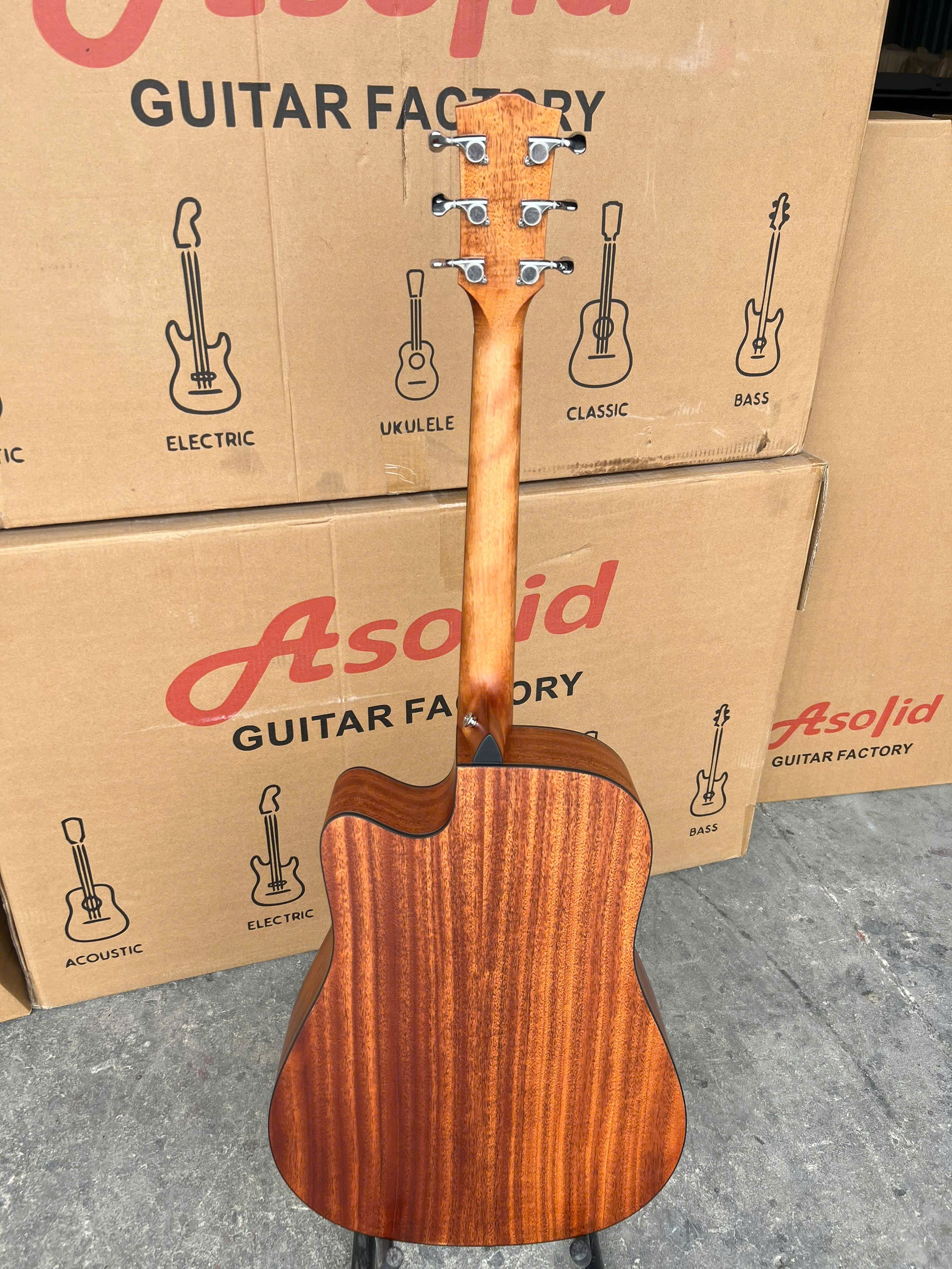 Đàn Guitar Acoustic Asolid 54GD Solid Top, Natural