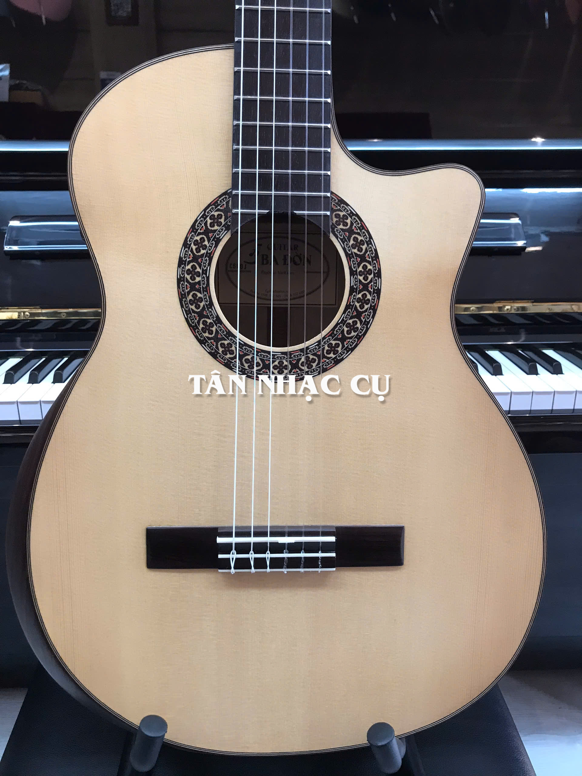 Đàn Guitar Classic Ba Đờn C600J Gỗ Còng, EQ Fishman Presys II