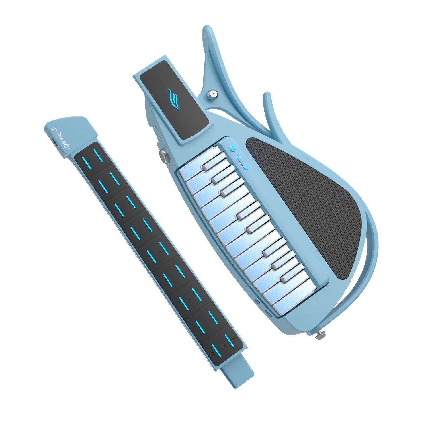 Đàn Guitar Enya Cyber G Stringless Keyboard Module, Blue