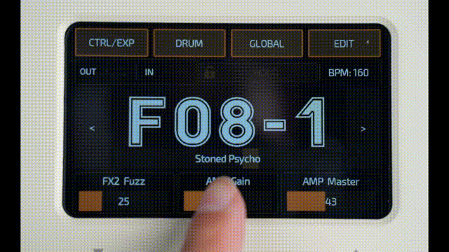 Pedal Guitar Hotone Ampero Mini MP50, Vanilla