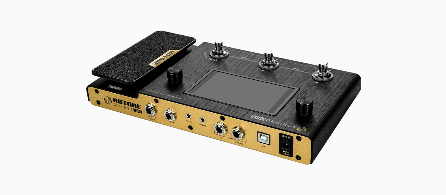 Pedal Guitar Hotone Ampero One MP80 Amp Modeler and Effects Processor