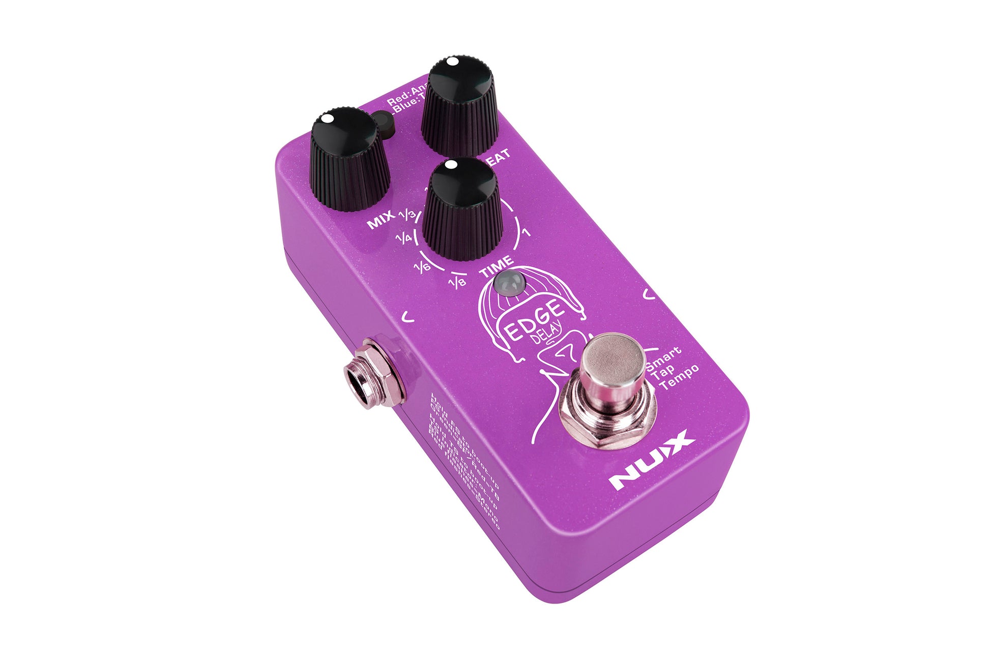 Pedal Guitar Nux Edge Delay NDD3, 3 Delay Types With Smart Tap