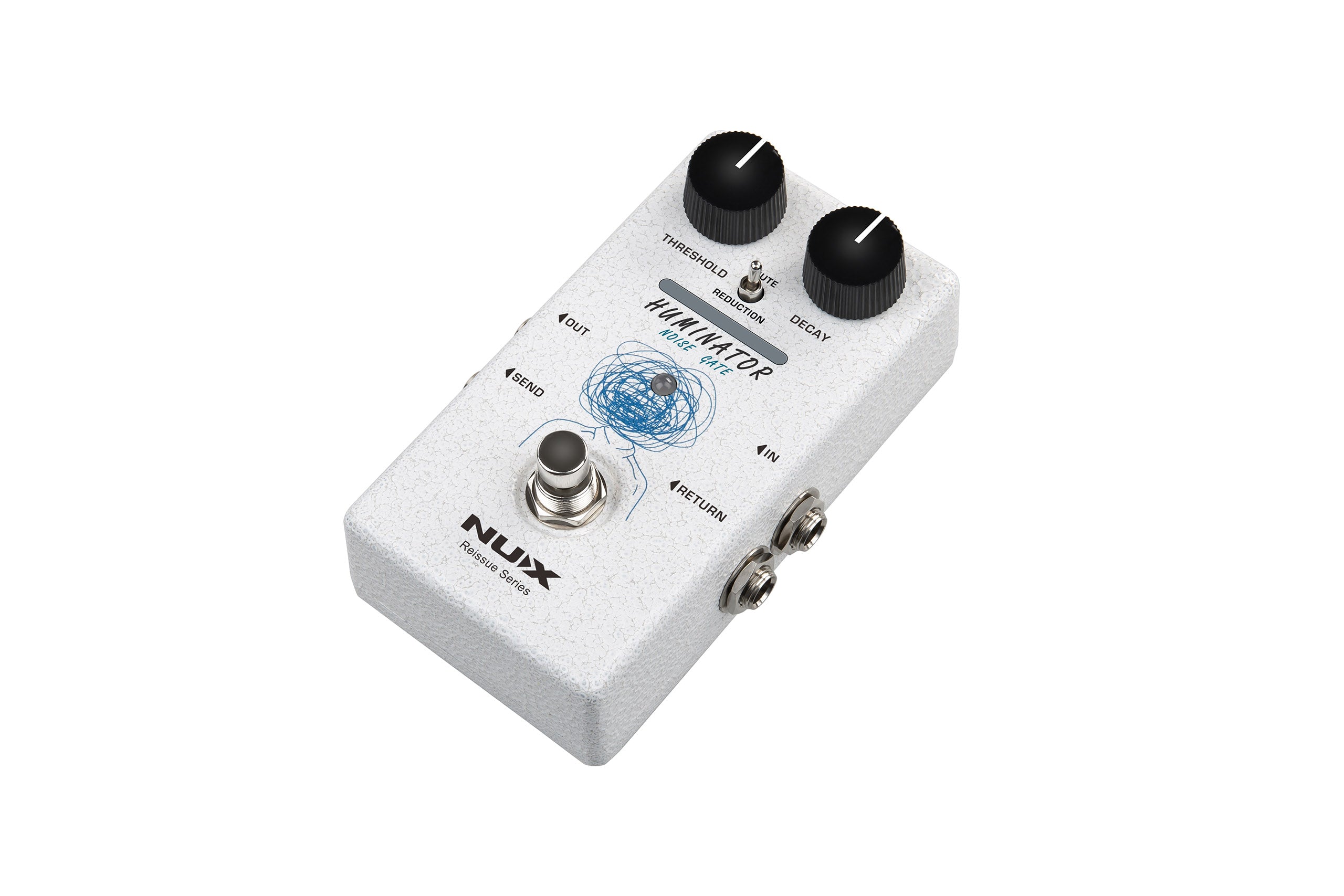 Pedal Guitar Nux HUMINATOR NRN1, Analog Noise Reducer With Indicator
