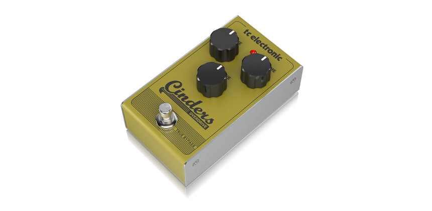 Pedal Guitar TC Electronic Cinders Overdrive Effects Pedal