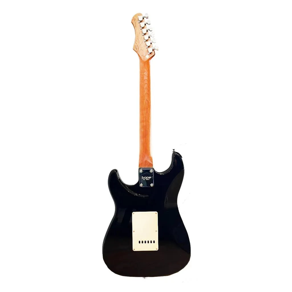 Đàn Guitar Điện Sqoe SEST200 SSS Electric Guitar,  Rosewood Fingerboard, Black
