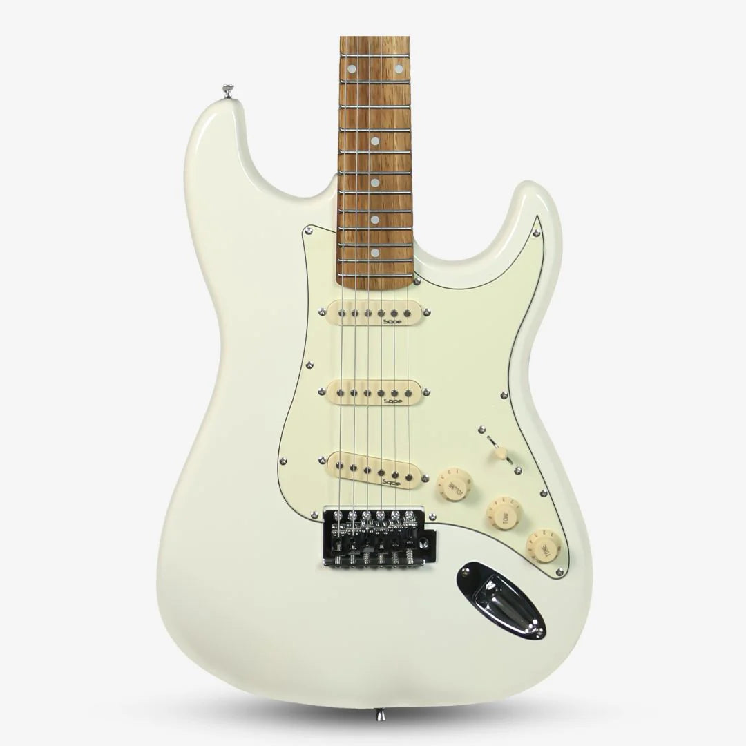 Đàn Guitar Điện Sqoe SEST200 SSS Electric Guitar,  Rosewood Fingerboard, White