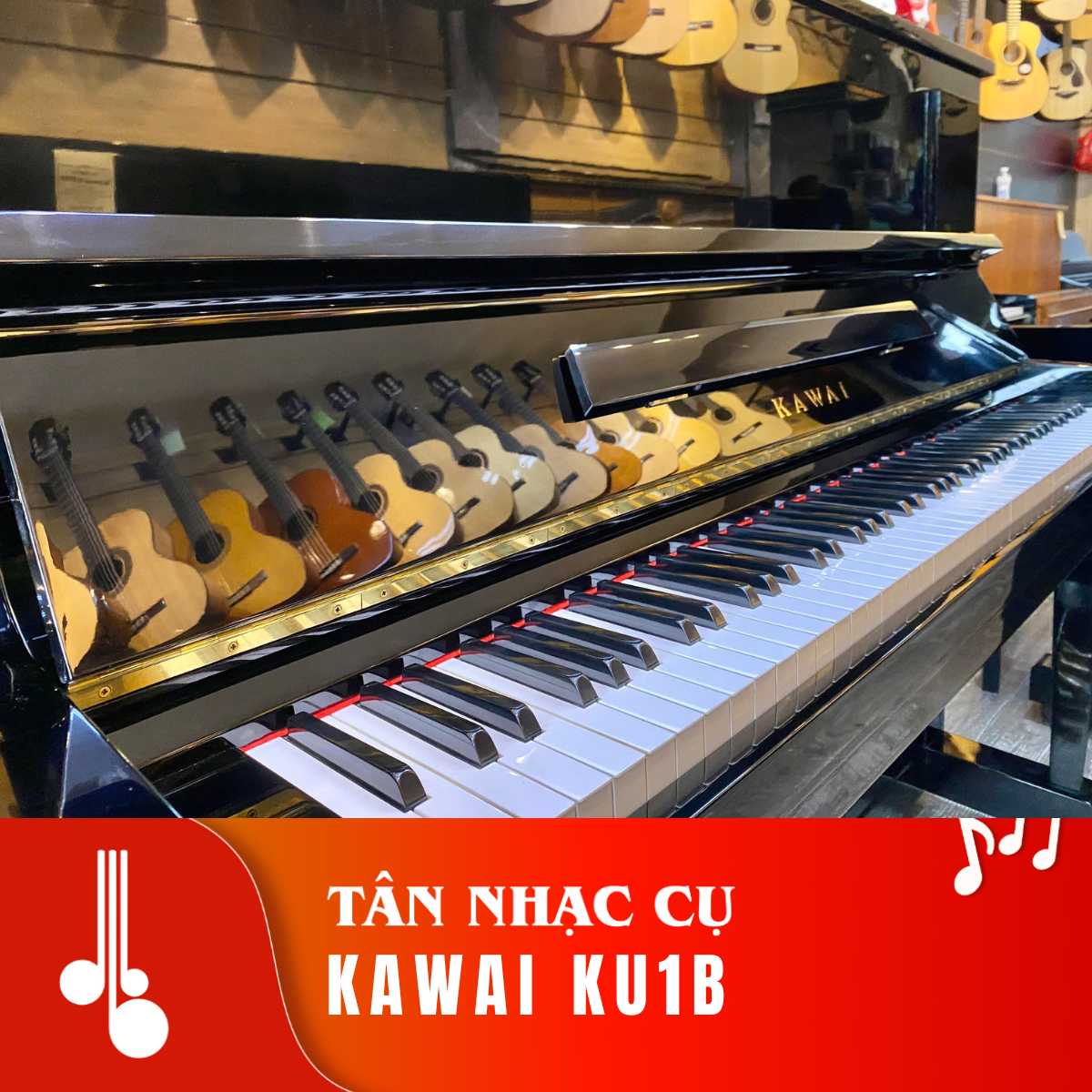 Đàn Piano Cơ Kawai KU1B - Qua Sử Dụng