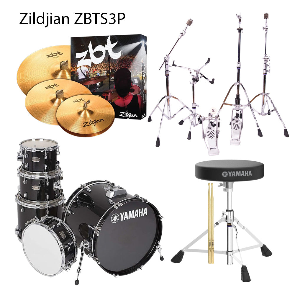 Trống Cơ Yamaha Rydeen RDP2F5 + Hardware Yamaha HW780 + Cymbal Zildjian ZBTS3P