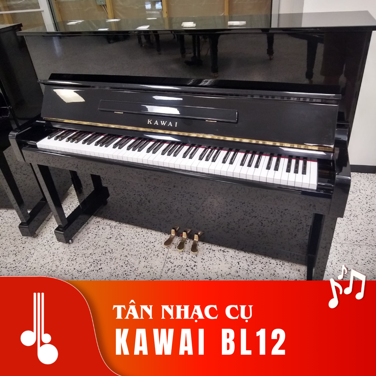 Đàn Piano Cơ Upright Kawai BL12 Tân Nhạc Cụ