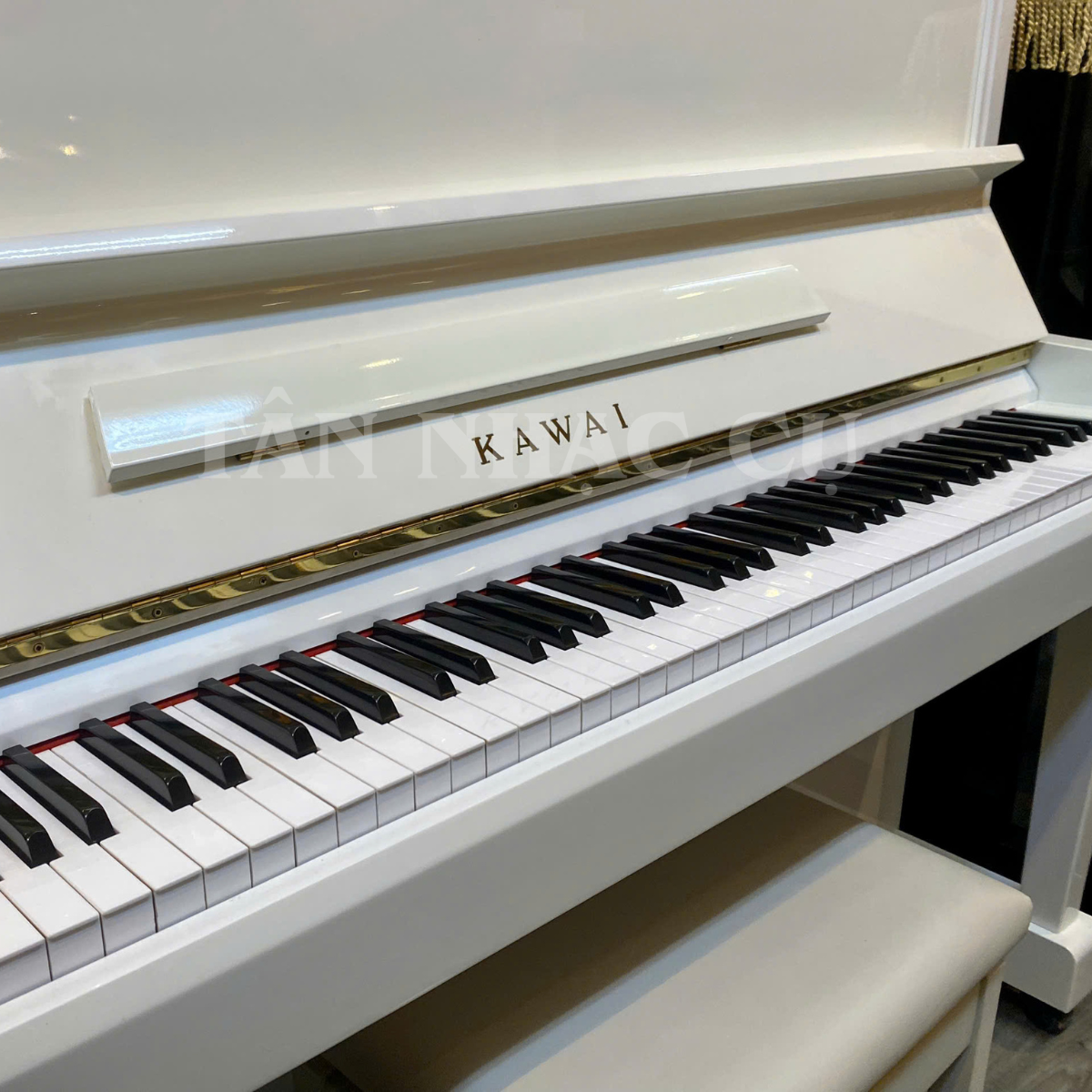 Đàn Piano Cơ Kawai KS2F Trắng- Qua Sử Dụng