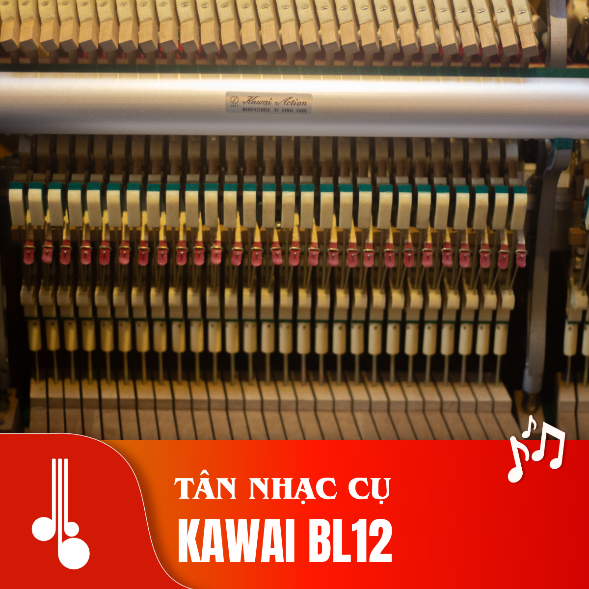 Đàn Piano Cơ Upright Kawai BL12 Tân Nhạc Cụ