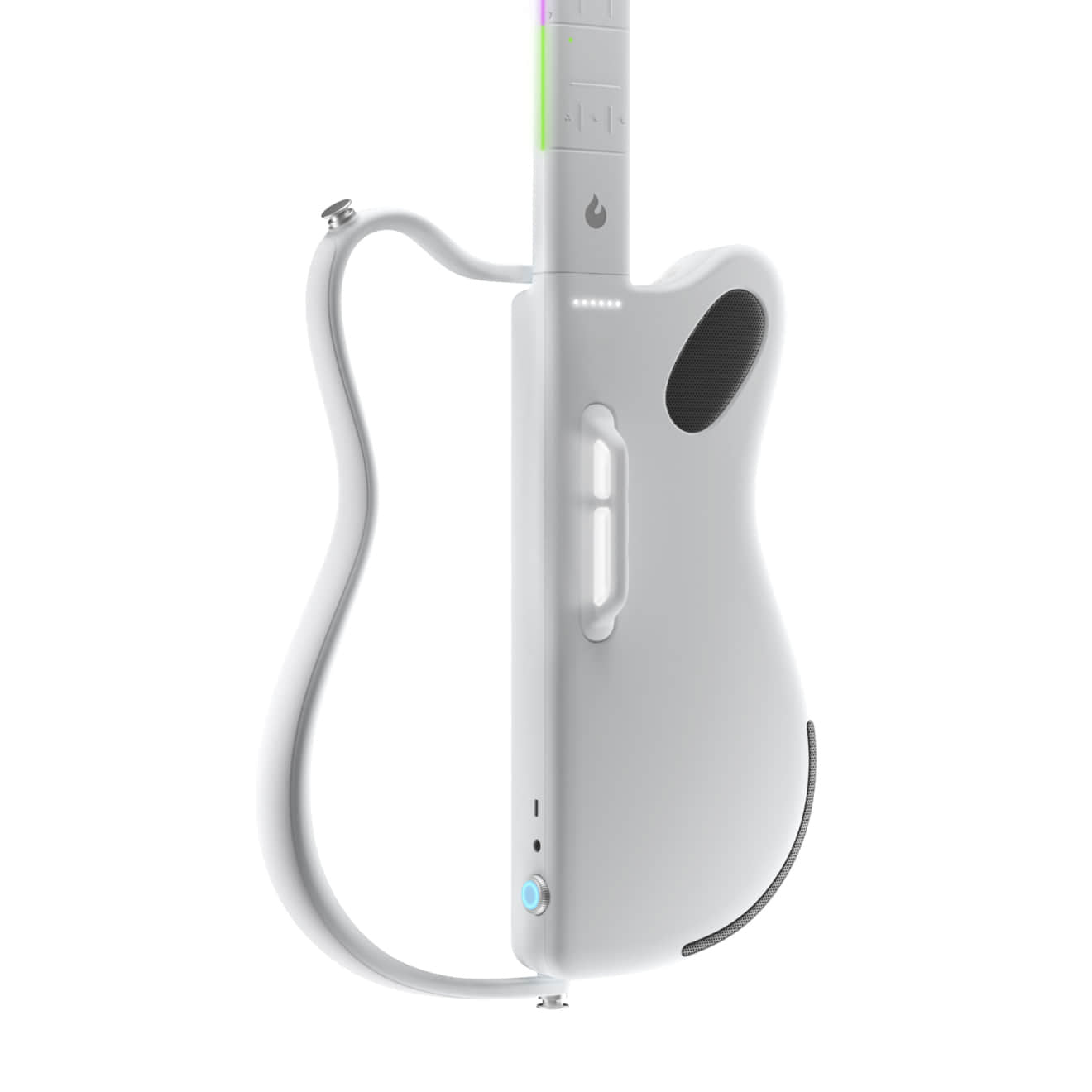 Đàn Guitar Silent Lava Genie Stringless Smart Guitar, White