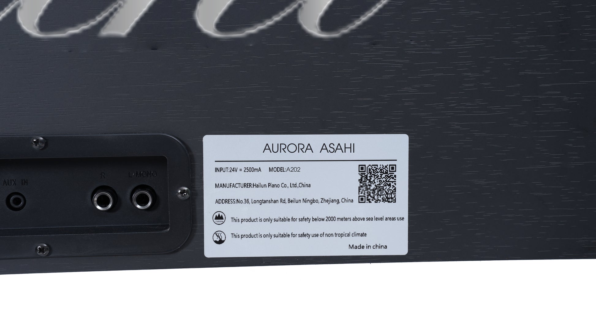 Đàn Piano Điện Asahi Aurora Series A202, Black