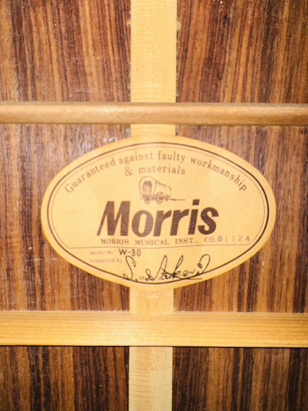 Đàn Guitar Acoustic Morris W30 1970