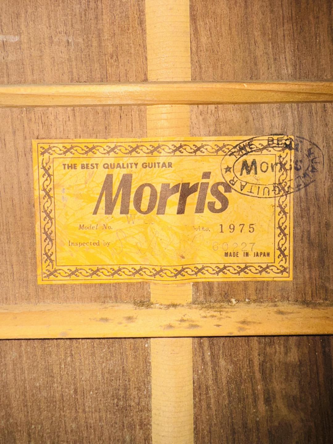 Đàn Guitar Acoustic Morris W30 1975