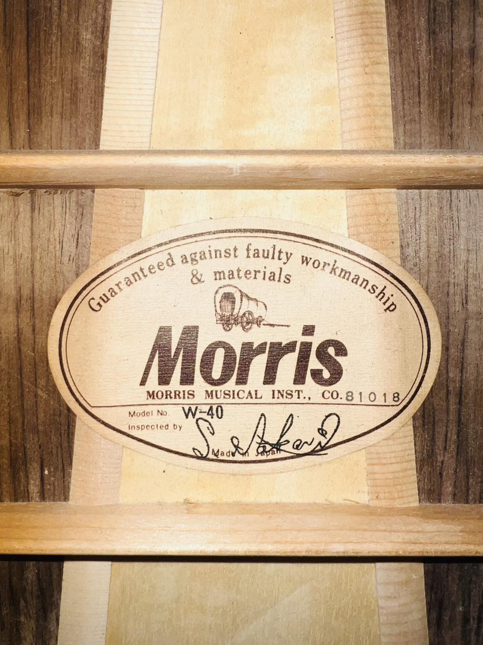 Đàn Guitar Acoustic Morris W40 1981