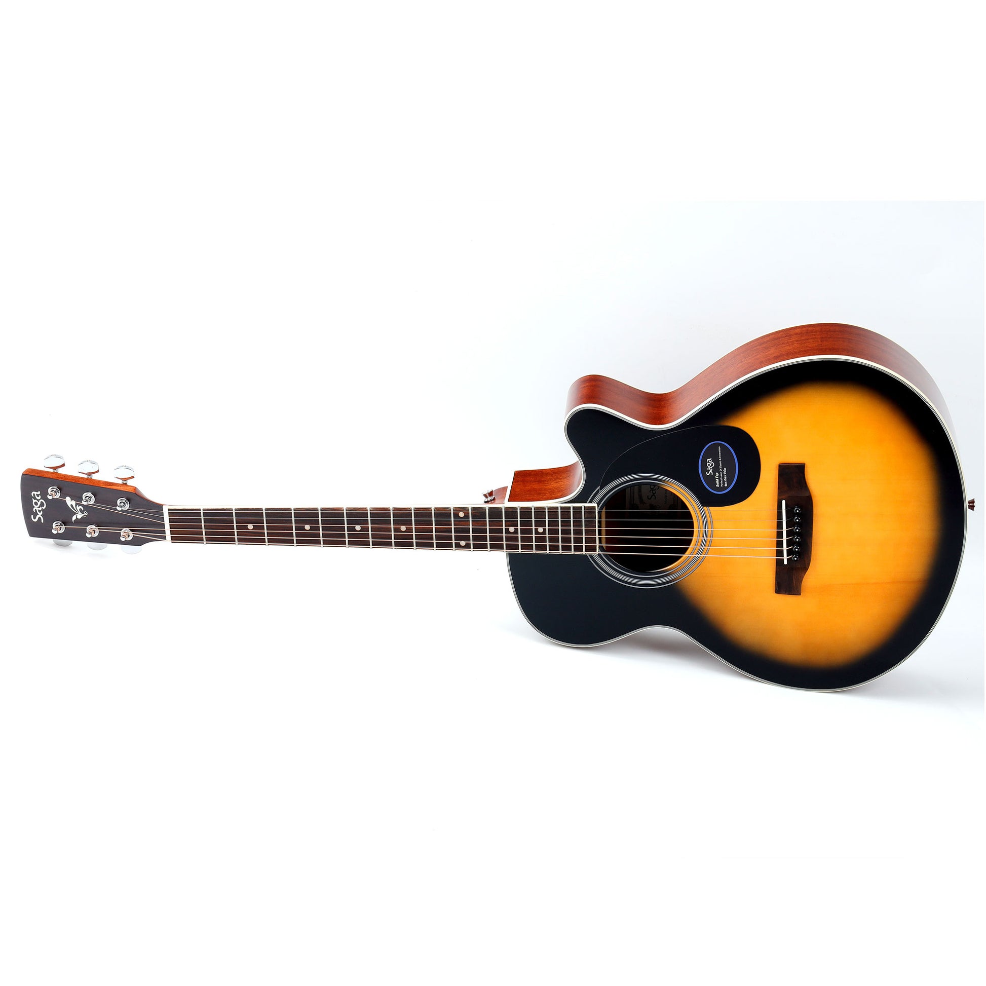 Đàn Guitar Acoustic Saga SA700C, Sunburst w/Bag