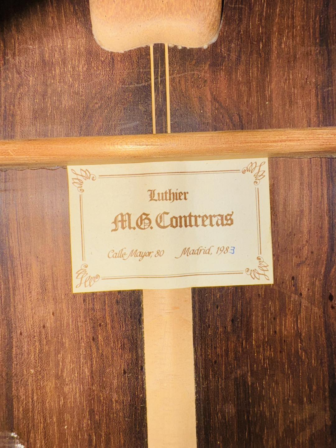 Đàn Guitar Classic Manuel Contreras 1983