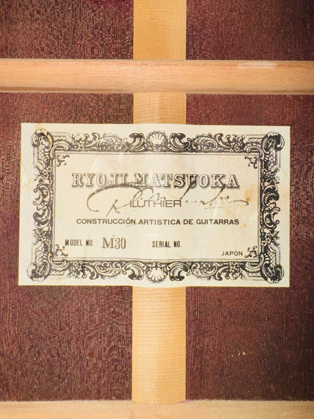 Đàn Guitar Classic Matsuoka M30 1979