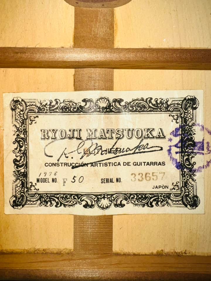 Đàn Guitar Classic Matsuoka NoF50 1978