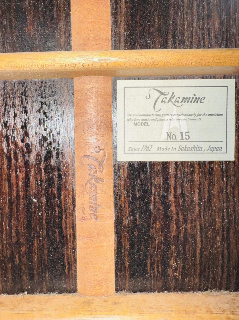 Đàn Guitar Classic Takamine No15 1962