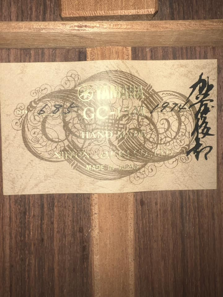 Đàn Guitar Classic Yamaha GC15M 1974