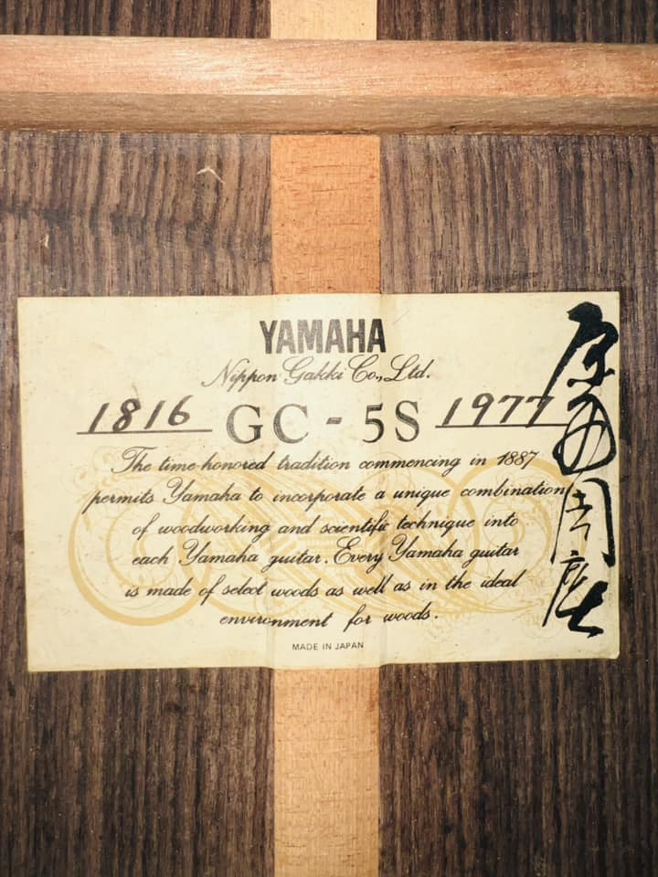 Đàn Guitar Classic Yamaha GC5M 1977