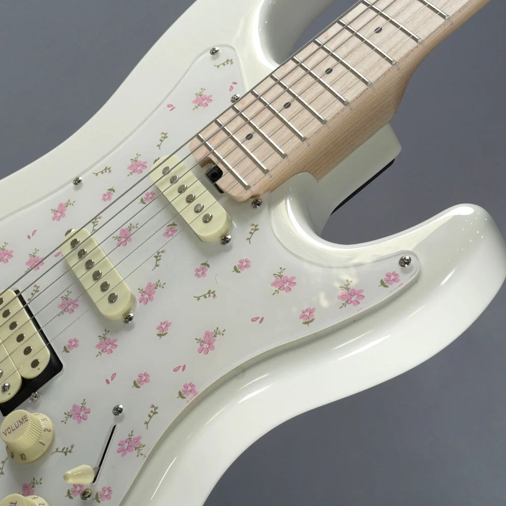 Đàn Guitar Điện Daisy Jeni E200 HSS Electric Guitar, Maple Fingerboard, White