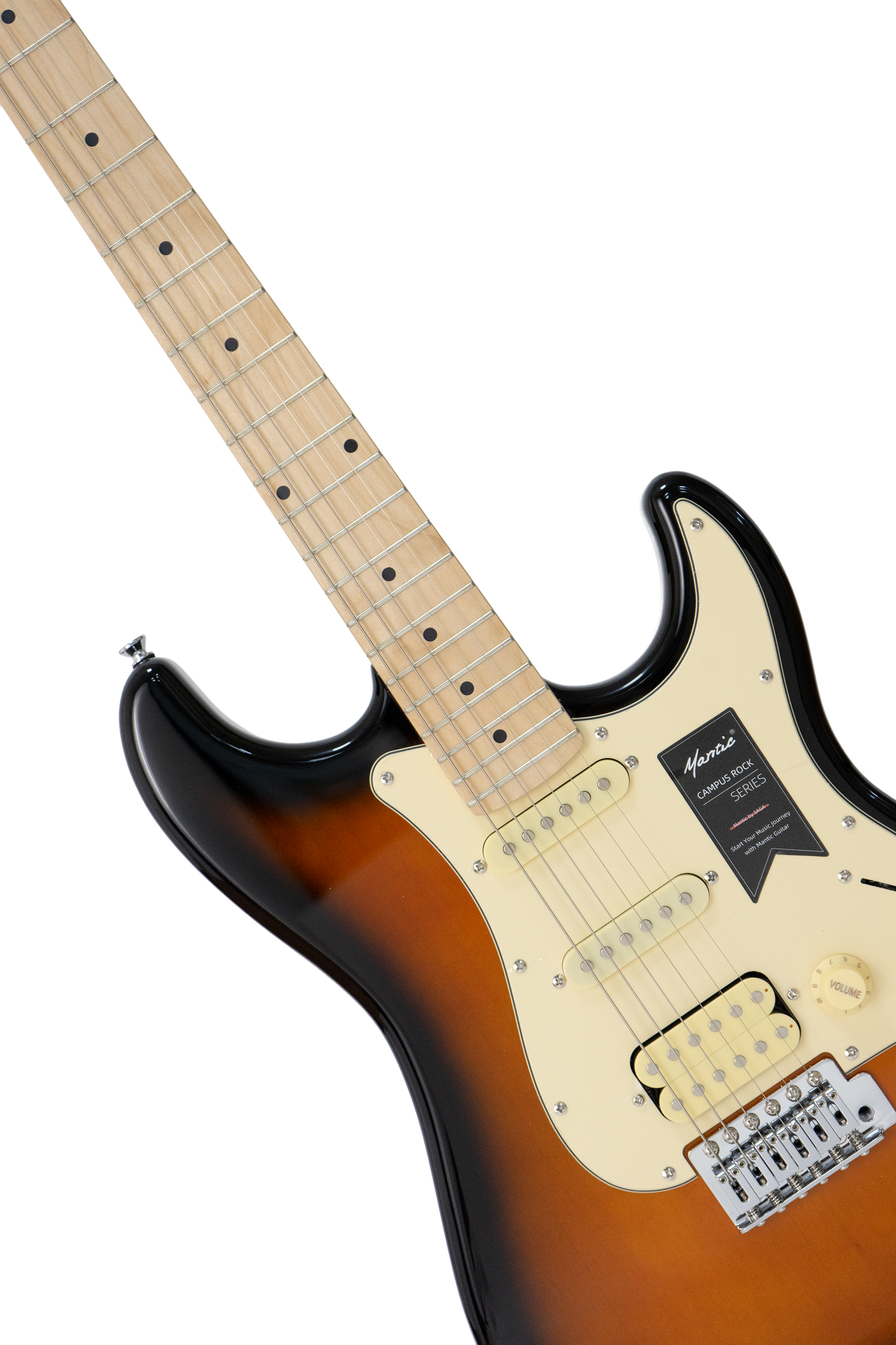 Đàn Guitar Điện Mantic MST100, HSB Sunburst