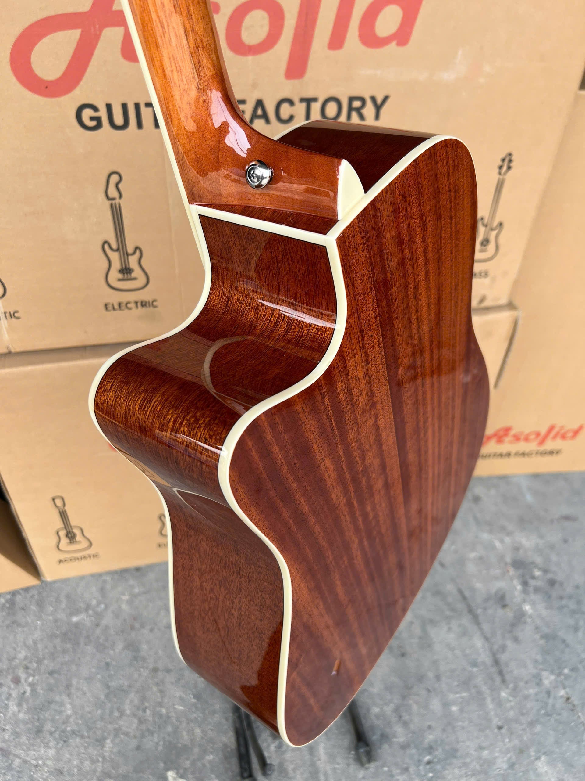 Đàn Guitar Acoustic Asolid 54CD/P Solid Top, Natural