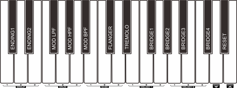 Đàn Organ Nux NEK100, Black