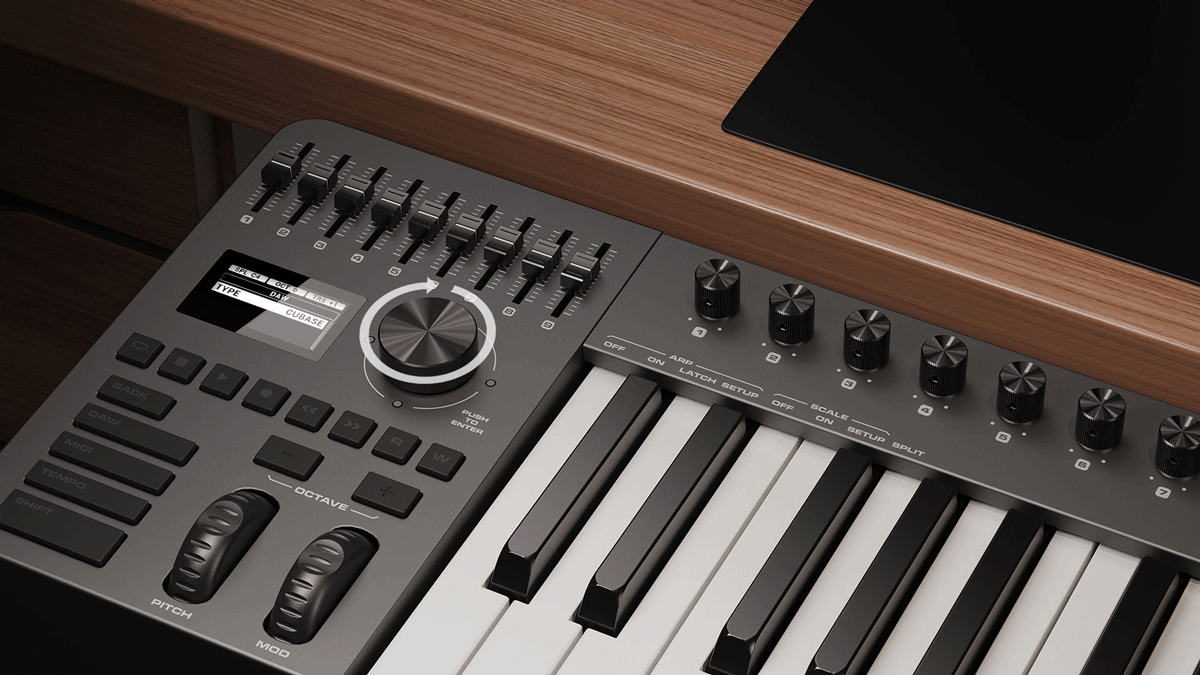 MIDI Keyboard Controller Nux NTK49, Black