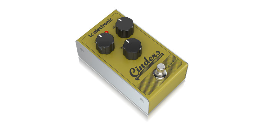 Pedal Guitar TC Electronic Cinders Overdrive Effects Pedal