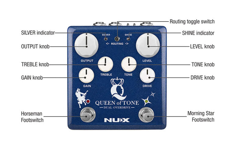 Pedal Guitar Nux Queen Of Tone