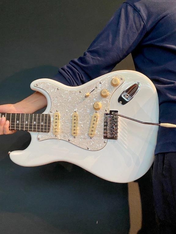 Đàn Guitar Điện Sqoe SEST200 SSS Electric Guitar,  Rosewood Fingerboard, White