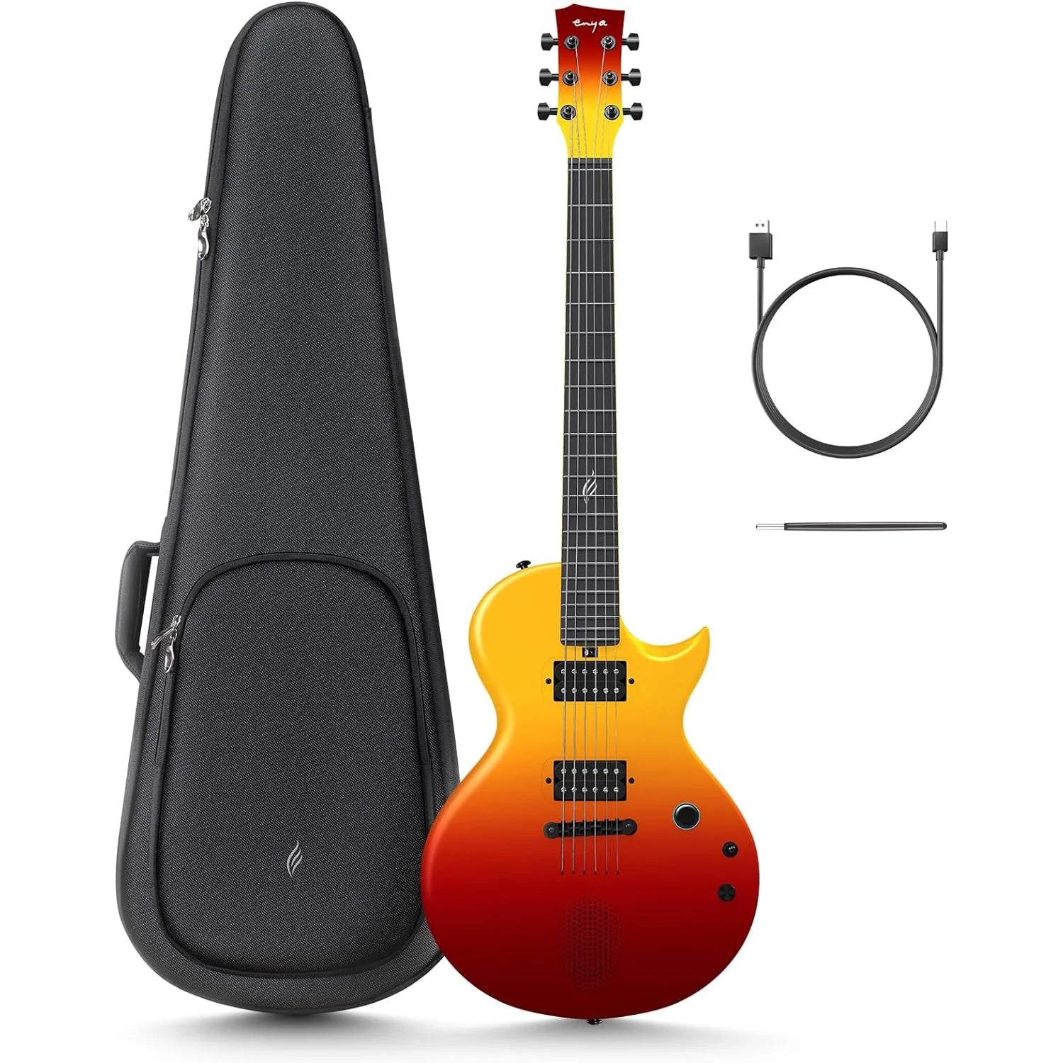 Đàn Guitar Điện Enya Nova Go Sonic, Volcano Red