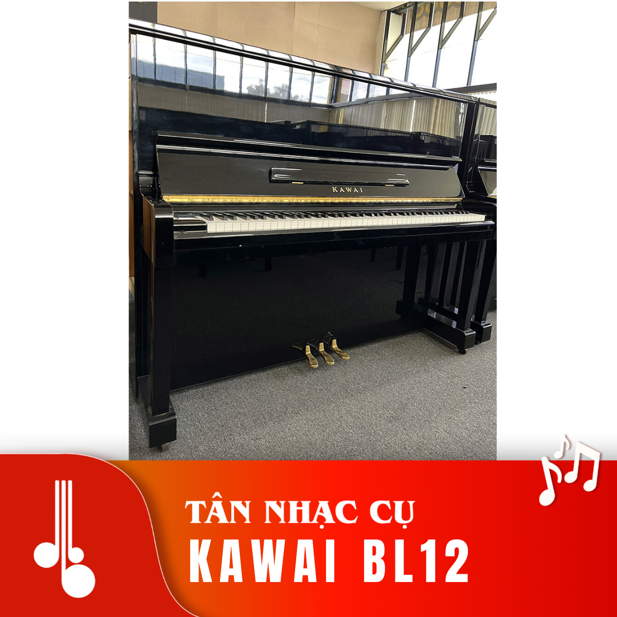 Đàn Piano Cơ Upright Kawai BL12 Tân Nhạc Cụ