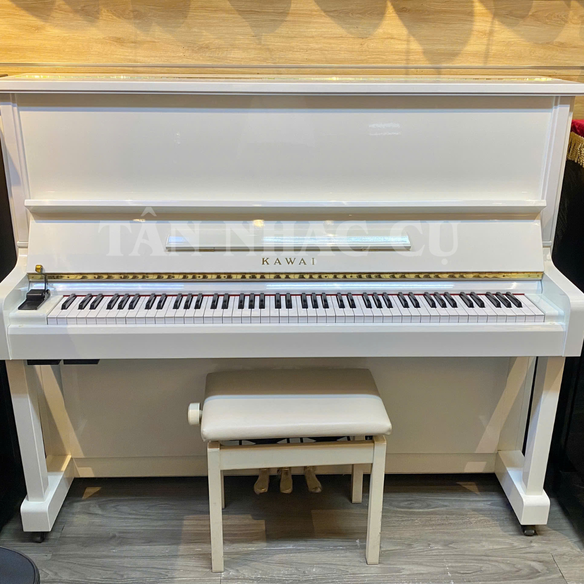 Đàn Piano Cơ Kawai KS2F Trắng- Qua Sử Dụng